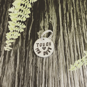 Touch my butt - small dog tag