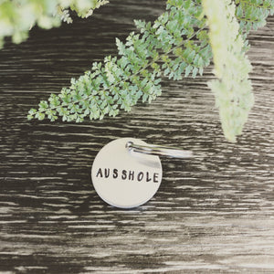 Ausshole - dog tag